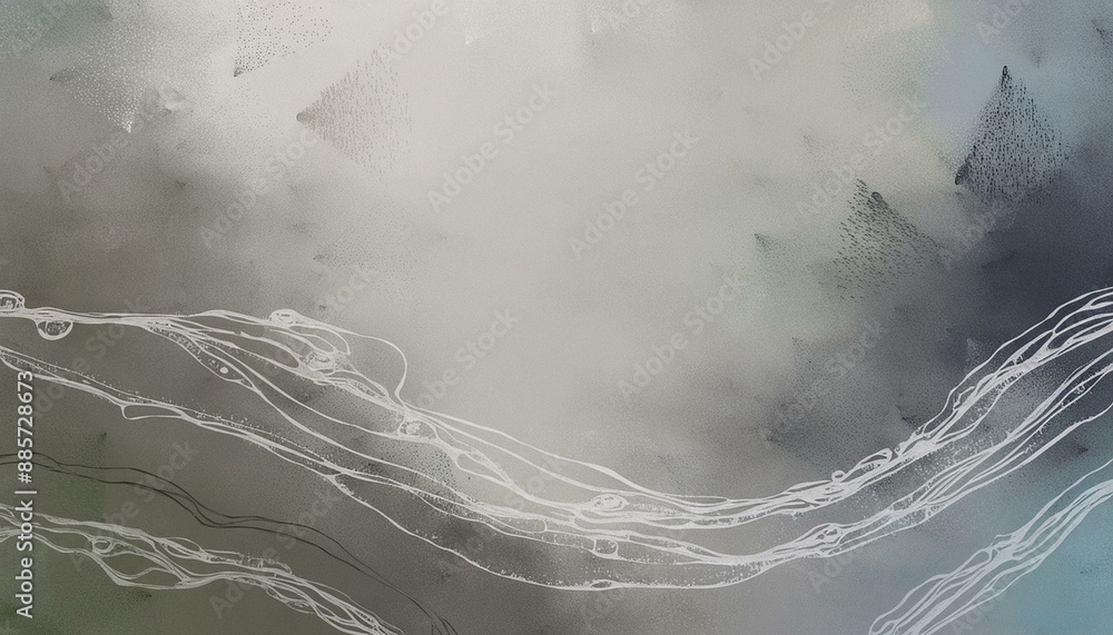 Aufkleber abstract painting background texture with dark gray, light gray and dim gray colors and space for te