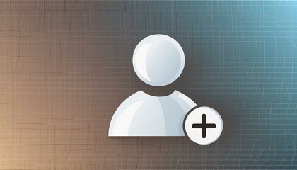 Add User Icon.  people icon. New Profile  icon. Person illustration. Business User Icon. User Group symbol. Male user symbol