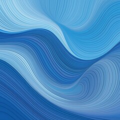 artistic horizontal header with steel blue, sky blue and light blue colors. dynamic curved lines with fluid flowing waves and curves