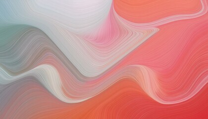 beautiful and smooth dynamic elegant graphic. modern curvy waves background illustration with silver, baby pink and moderate red color