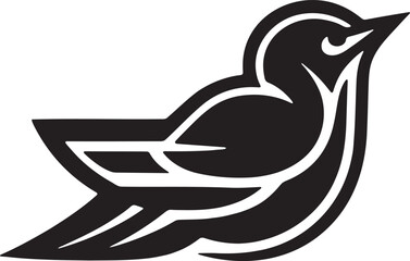 Bird silhouette vector illustration for Logo and T-Shirt design