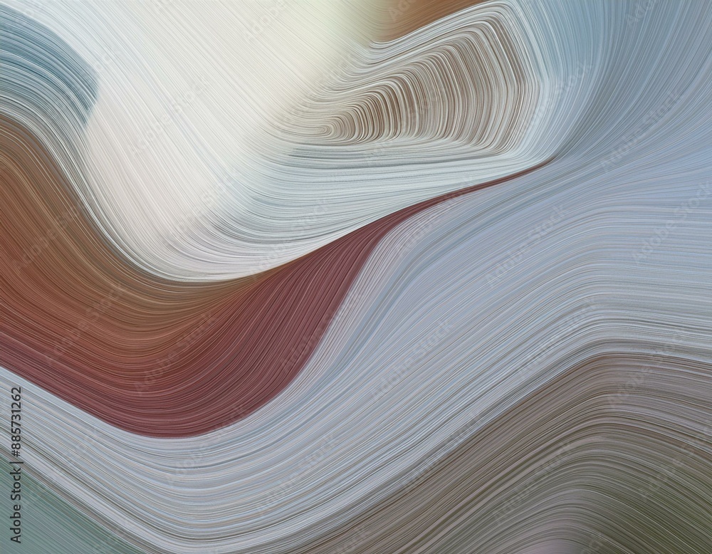 Poster moving header with silver, old mauve and pastel gray colors. dynamic curved lines with fluid flowing