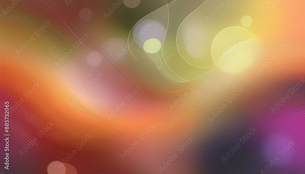 Aufkleber soft blurred iridescent horizontal header background bokeh graphic with peru, bronze and very dark m