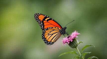 Fototapeta premium Concept photo of a butterfly with space for text
