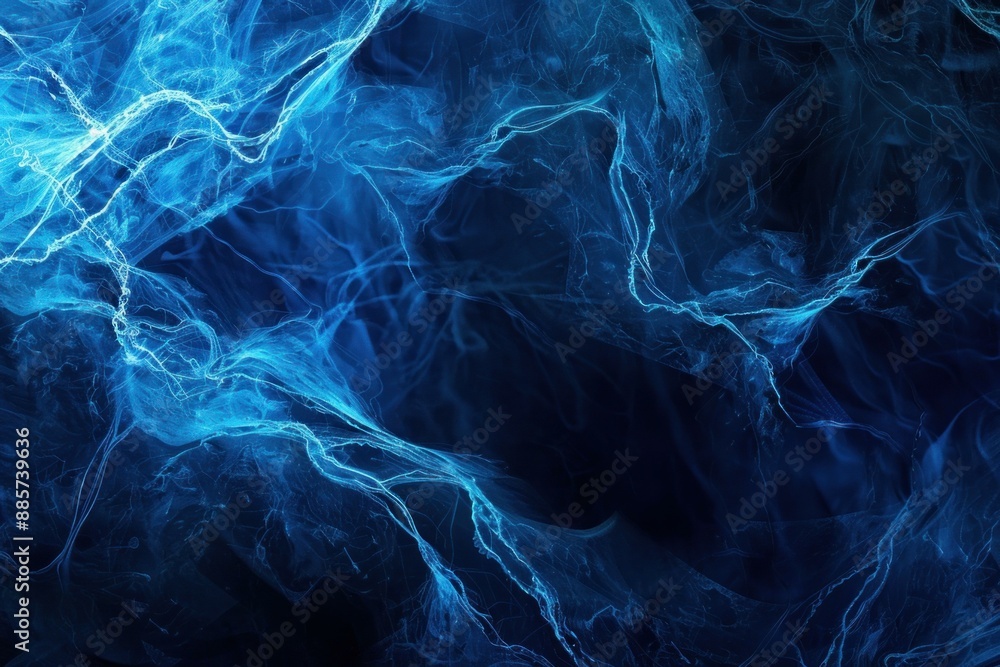 Poster vibrant abstract blue energy background with dynamic swirl pattern and futuristic digital texture. p