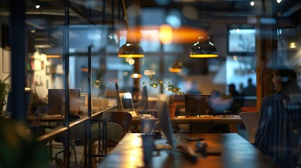Coworking Space. Office with people