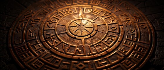 Obraz premium In a supernatural scene, Basel III guidelines are inscribed in ancient runes, their magical provisions strengthening banks against mystical financial storms
