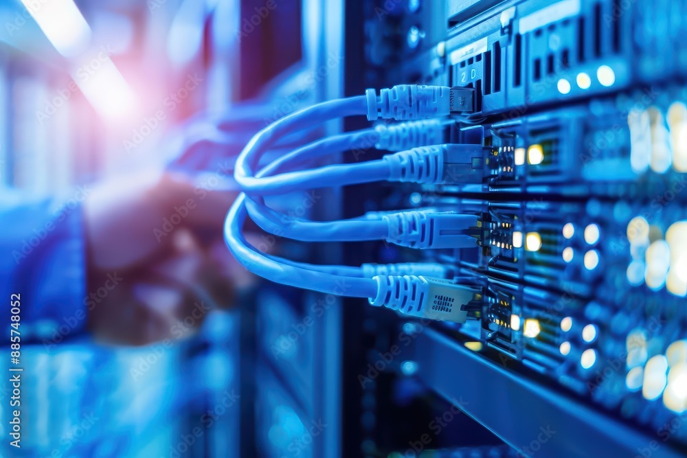 Poster network security implements measures to protect computer networks from breaches and other security t