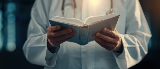 Medical journals in a supernatural scene reveal groundbreaking discoveries, contributing to improved health outcomes and innovative disease prevention strategies
