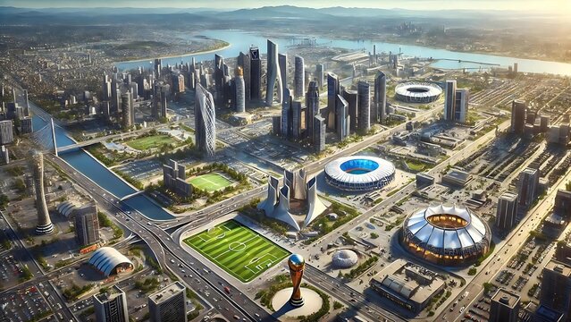 Modern City Architecture, Saudi 2030 Ai Vision
