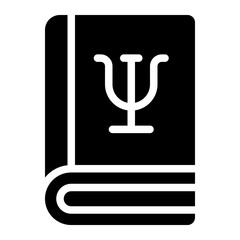 Icon of a psychology book representing mental health study