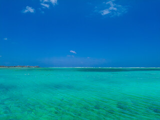 Fototapeta premium View of Tankah Bay from a pier