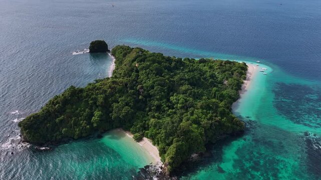 Top Down View Of Nosy Tanikely Island, Madagascar