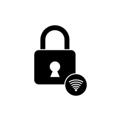 secured concept line icon. Simple element illustration.secured concept outline symbol design.