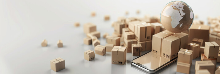 Global Delivery: A World of Packages Delivered by Smartphone