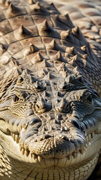textura de piel de cocodrilo en zoom