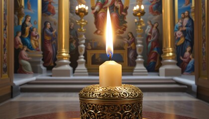 Fototapeta premium Gilded Splendor: A Celebration of Festive Decor
