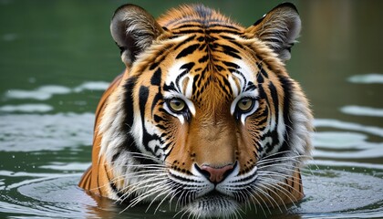 Obraz premium Majestic Cats: A Closer Look at Ferocious Predators