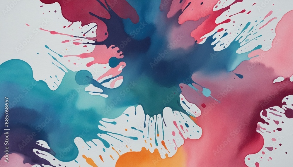 Poster abstract expressions: a playful exploration of color and form