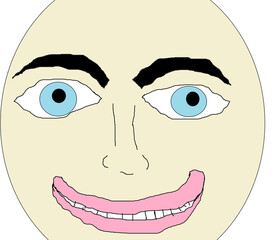 illustration of a face