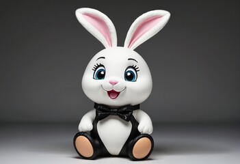 Playful Bunny Illustration as a Gift