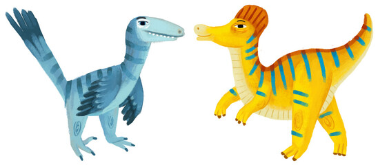 cartoon happy and funny colorful prehistoric dinosaur dino cerythosaurus isolated illustration for children © honeyflavour