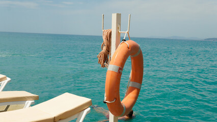 lifesaver safety ocean sea help equipment lifeguard beach rescue save sand lifebuoy vacation