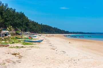 Beach Bang Beot with bright sky