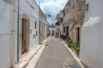 The Old town of Alberobello, Apulia Region, Italy