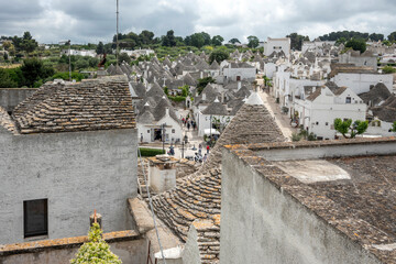 The Old town of Alberobello, Apulia Region, Italy