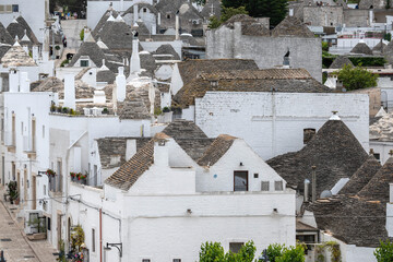 The Old town of Alberobello, Apulia Region, Italy