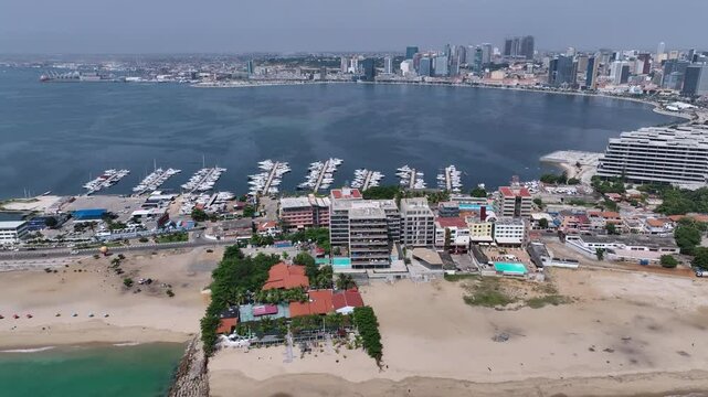 Panorama Of The Central Part Of Luanda, Angola, Aerial View