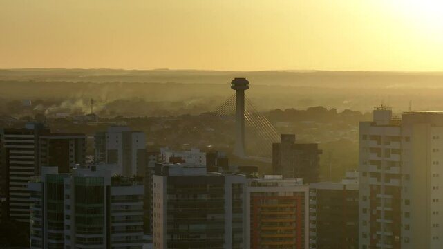 Por do sol em Teresina, Piau&iacute;, Brasil