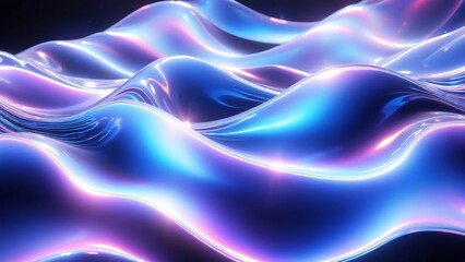 Obraz premium curved pastel fluid wave abstract background