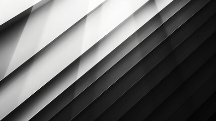 Obraz premium Monochrome Abstract Diagonal Lines