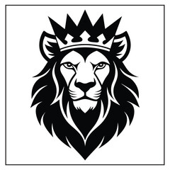 Royal Lion Crown Vector Illustration
