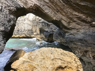 cave in the sea
