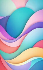 colorful background of waves