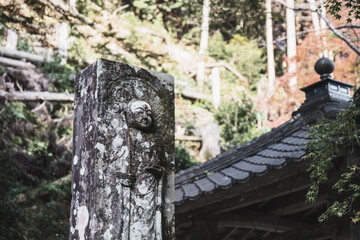 A temple with beautiful autumn foliage nestled deep in the mountains of Kyoto【Amidaji Temple】