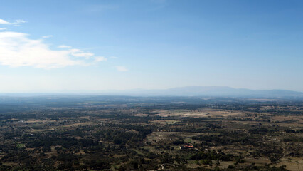 Obraz premium Landscape viewpoint in Monsanto, Portugal. 