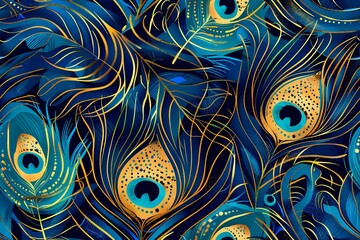 Peacock Feathers Pattern