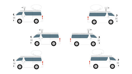 ハイエース中継車,Small TV broadcast vehicle