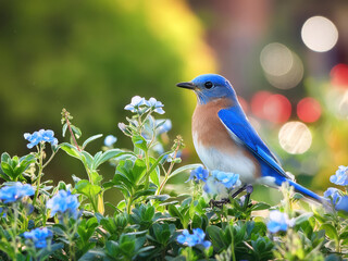 Obraz premium bird in the garden