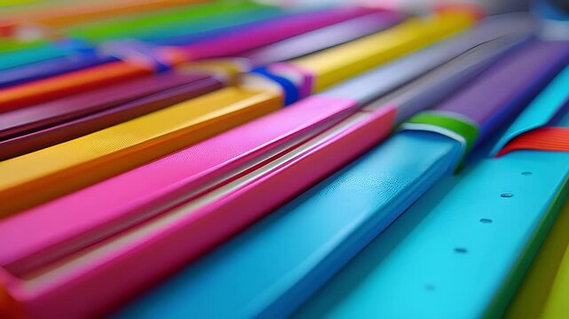 A detailed shot of a digital notebook screen with colorful tabs and icons at the top and crisp clean lines forming neat sections for notes and doodles.