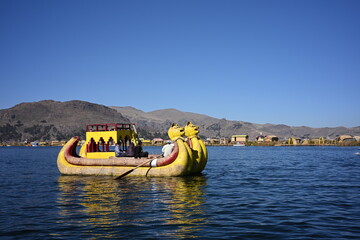 Uros Boat in Puno