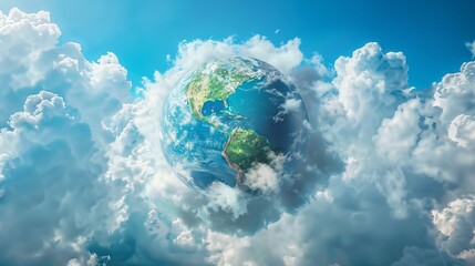 Naklejka premium International Day for the Preservation of the Ozone Layer: Save the Planet
