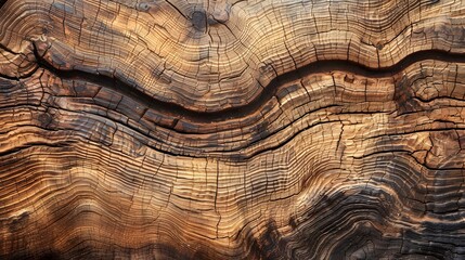 Naklejka premium Wood texture with details of natural grain pattern for background and wallpaper. 