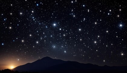 Stars twinkling, star sparkle, night sky with stars, night sky, Dark wallpaper, Dark Background