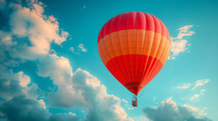 Naklejka premium 気球