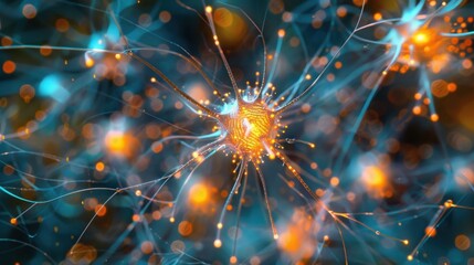 Obraz premium Artificial Neural Networks (ANN): Innovative computational models, inspired by the brain's neural structure, crucial in machine learning for pattern recognition and addressing complex problems. 